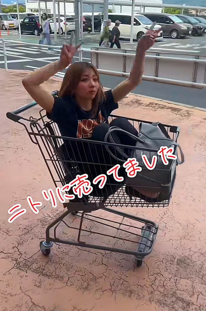 バズ れい ニトリ ショッピングカート 炎上 TikTok