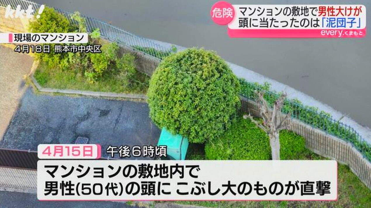 泥団子 事件 マンション KKT熊本県民テレビ